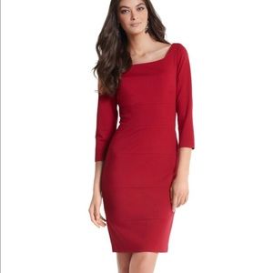WHBM Ruby Ponte Sheath Dress